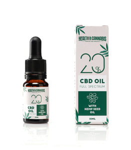 CBD Health & Cannabis 20% Hemp Seed Oil 10ml