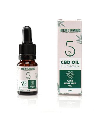 CBD Health & Cannabis 5% Hemp Seed Oil 10ml
