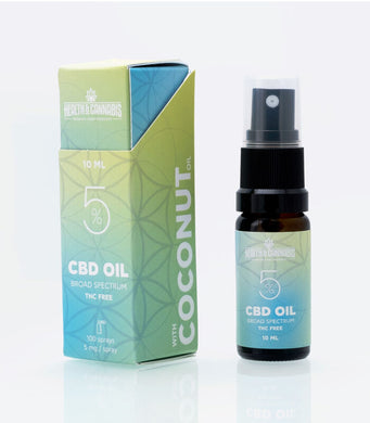 CBD Health & Cannabis 5% Hemp Coconut Oil 10ml