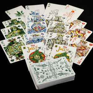 Jolly Jointer Playing Cards Green